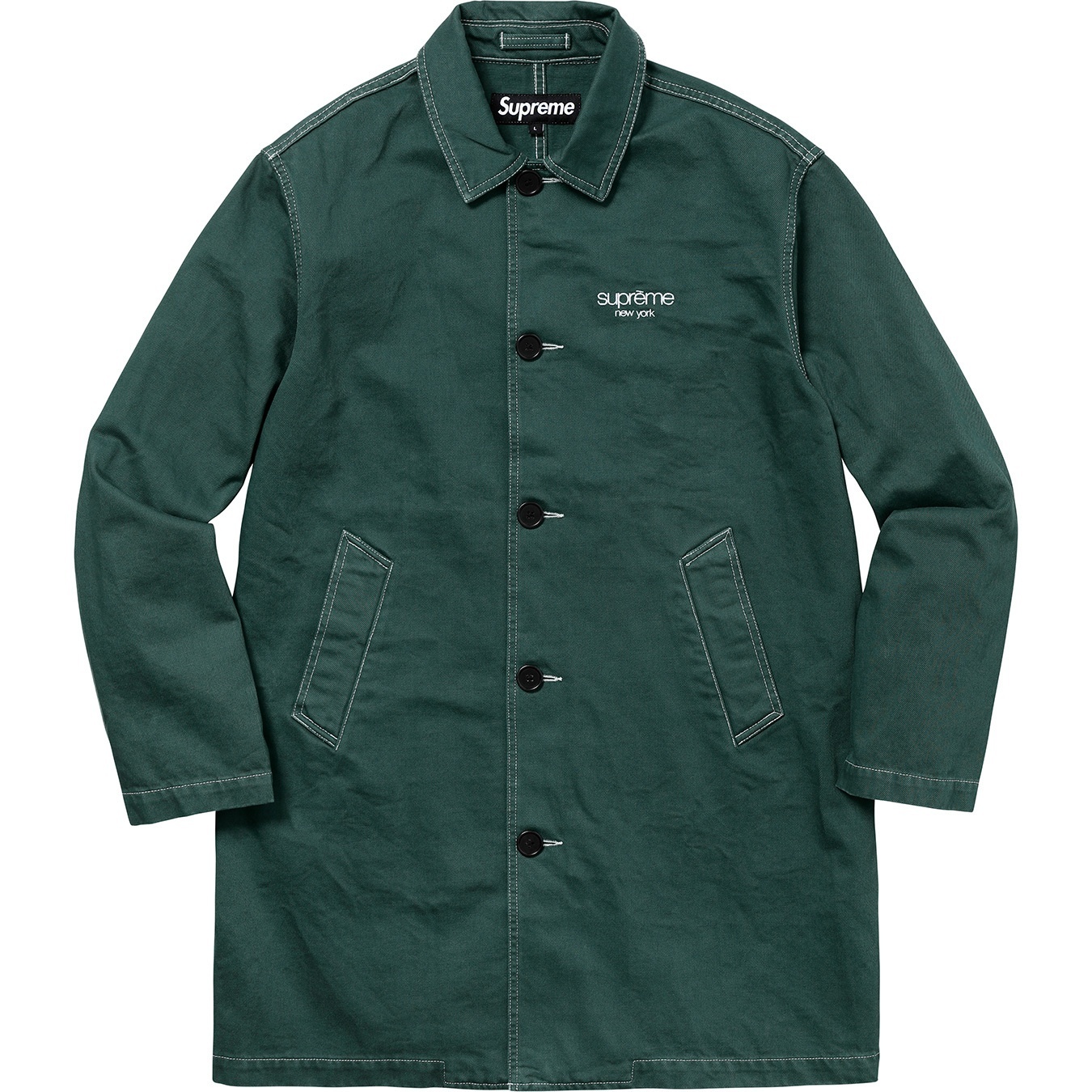 Washed Work Trench Coat view 14